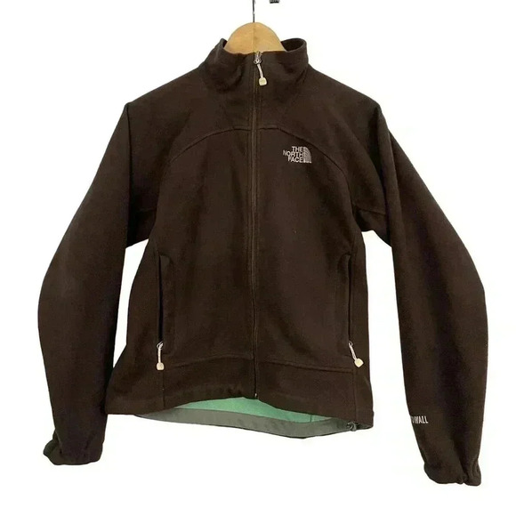 The North Face WindWall Jacket SMALL Brown Full Zip Women's - Picture 1 of 10